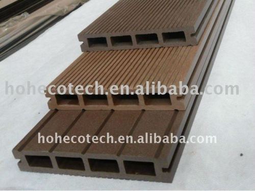 Wpc compuesto de la cubierta de tableros de madera - de plástico decking compuesto/suelo