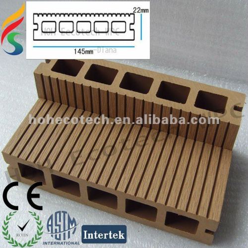 plancher/plancher machinés composés de bois de construction de wpc