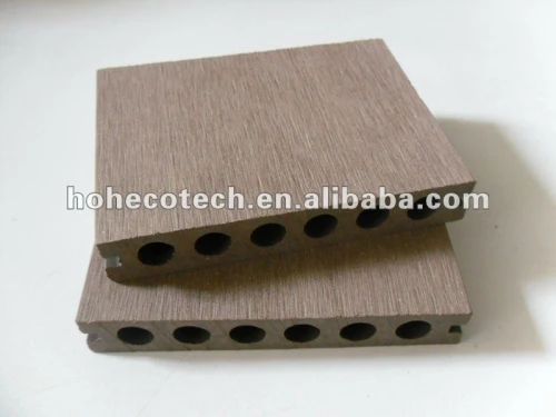 Novo material - eco - friendly 100% recicláveis oco wpc decking ao ar livre