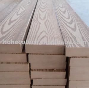 70*15mm bordo decking di wpc goffratura pavimenti decking di wpc