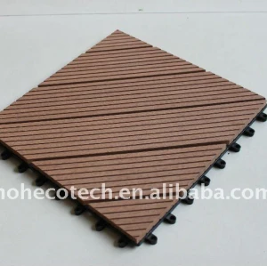 Diy progettazione coperta impermeabile/esterno/famiglia piastrelle di ceramica pavimentazione di wpc pavimenti in composito