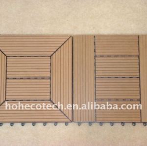 Compuesto de madera/bricolaje madera tableros decking del wpc compuesto plástico de madera decking/suelo