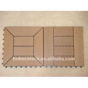 Compuesto de madera/bricolaje madera tableros decking del wpc compuesto plástico de madera decking/suelo
