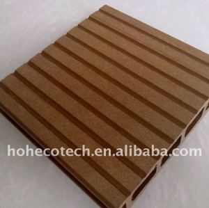 tablero decking compuesto las baldosas cubiertas wpc compuesto plástico de madera suelo decking compuesto