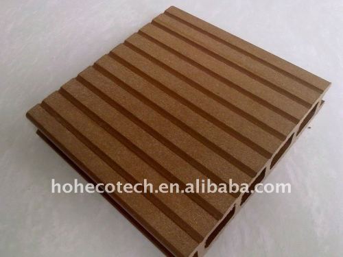 tablero decking compuesto las baldosas cubiertas wpc compuesto plástico de madera suelo decking compuesto