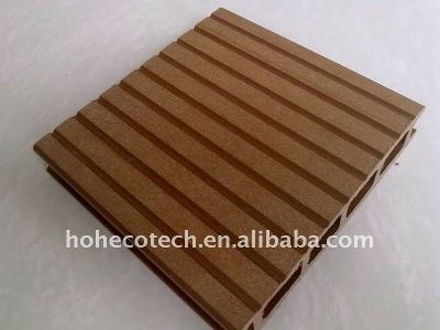 decking composito bordo decking di wpc piastrelle di legno composito di plastica pavimentazione decking composito