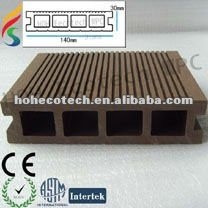 ( hohecotech ) eco - ambiente hueco wpc decking compuesto de suelo del piso