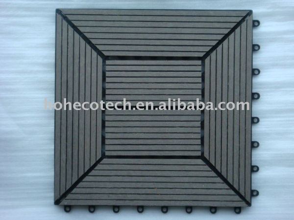 Decking di wpc piastrelle/decking esterno/piano giardino/legno plastica copmosite decking