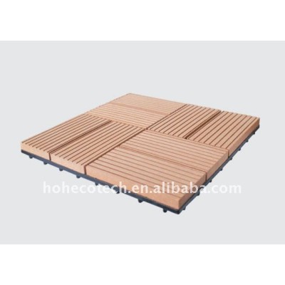 Diretamente da fábrica! Popular ao ar livre de madeira/bambu decks de madeira plástica decking de wpc telha