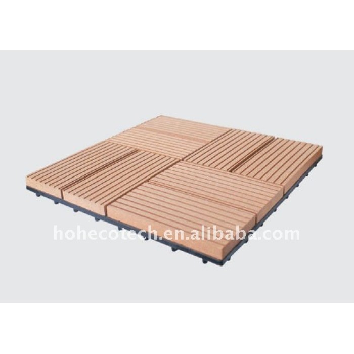 Directamente de fábrica! Popular de madera al aire libre/de bambú cubiertas de plástico de madera wpc decking azulejos