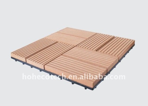Diretamente da fábrica! Popular ao ar livre de madeira/bambu decks de madeira plástica decking de wpc telha