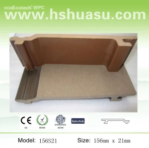 alta qualidade woodlike material wpc painel de parede