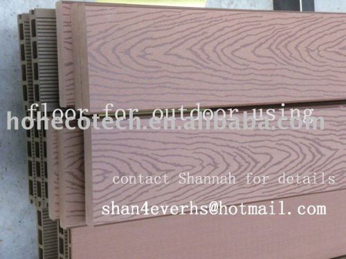 plancher plancher-sûr d'emballage de decking extérieur de wpc