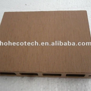 100% riciclato esterno wpc decking vuoto ( wpc pavimenti/wpc pannello murale/wpc prodotti di svago )