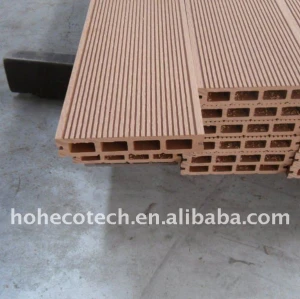vida mais longa para o uso de pisos de madeira decking de wpc piso de madeira decking composto plástico placa