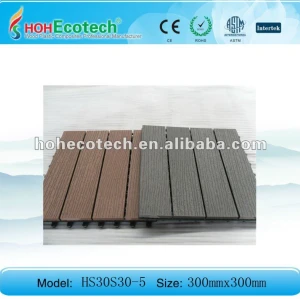 Mattonelle antiscorrimento di Decking di WPC/mattonelle della stanza da bagno
