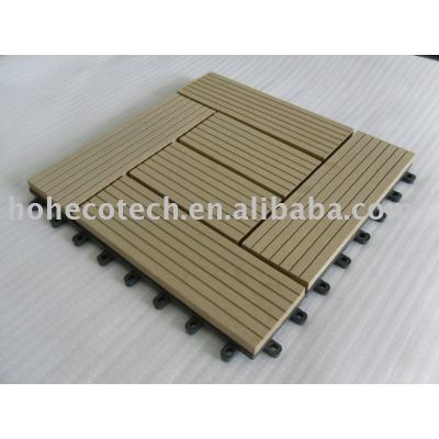 Legno decking composito di plastica/pavimento - facile installazione