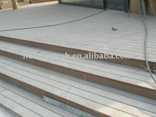 Expo! Decking composito, CE, ASTM, ISO9001, ISO14001approved