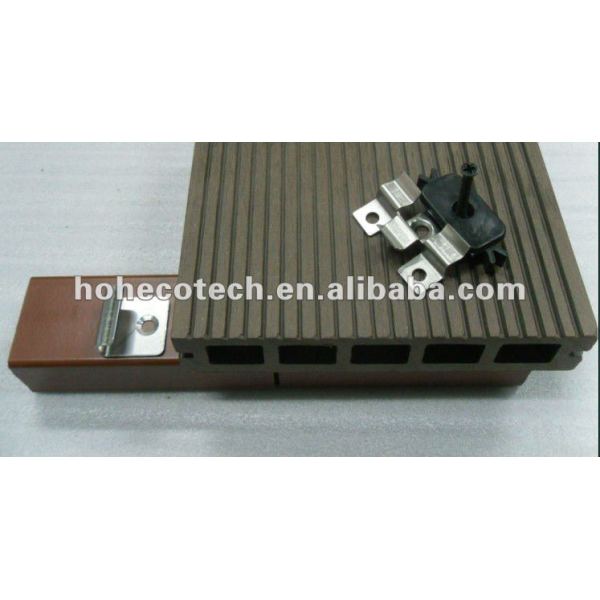 Verschiedene WPC Decking accesorries befestigen und Schrauben beenden Bauholz WPC des Befestigerclips zusammengesetzte hölzerne Decking-/flooring wpc Zusammensetzung