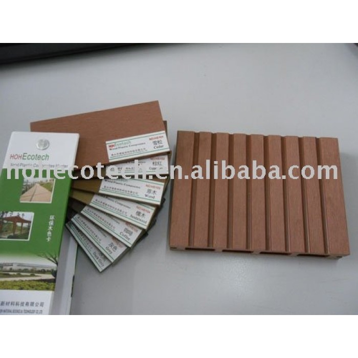 Compuesto wpc cubiertas de madera ( iso9001, iso14001, rohs, aprobado por la ce )