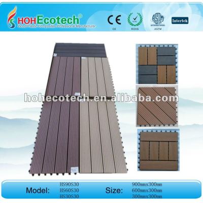 Varie dimensioni wpc decking piastrelle di ceramica/sauna bordo