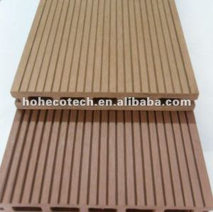Begrüßen Sie 145x22mm der im Freien Bambus/wood Decking hölzernen zusammengesetzten Plastikdecking/Bodenbelagbrett wpc Plattformfliesebauholz