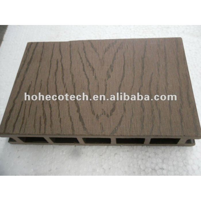 100% reciclado al aire libre del wpc suelo hueco ( decking del wpc/wpc panel de pared/wpc productos de ocio )