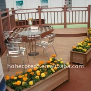 Gartendekoration! WPC hölzerner zusammengesetzter Decking-/flooring(CER, ROHS, ASTM, ISO9001, ISO14001, Intertek) diy Plastikdecking