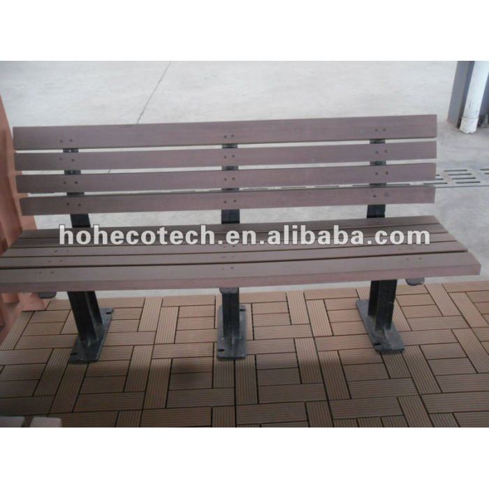 Durável eco - friendly wpc cadeira ao ar livre ( a prova de água, resistência uv, resistência à podridão e crack )