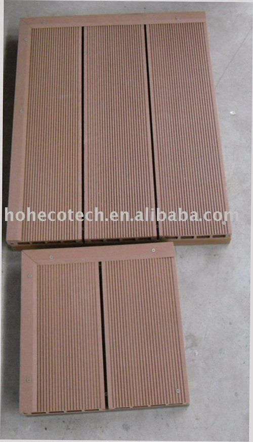 Aufbereitetes hohles WPC Deckingbrett