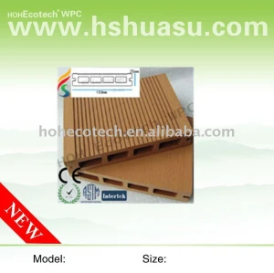 Madeira& decking composto plástico, certificado do ce