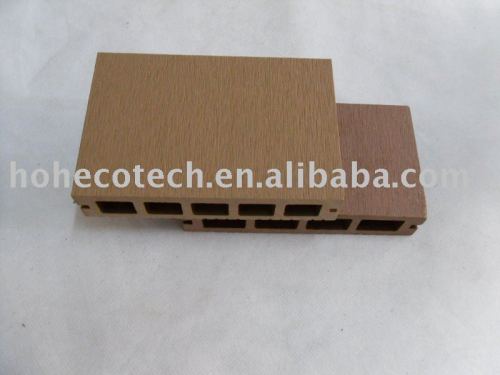 decking/plancher composés en plastique en bois