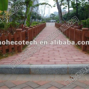 Huasu 2012 wpc decking ao ar livre, wpc decking do jardim