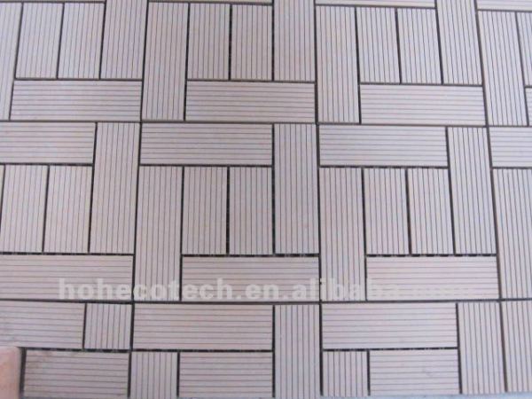 hermoso piso del wpc azulejo