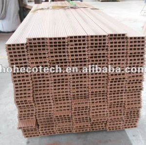 Durevole caldo vendita legno composito di plastica pavimenti per esterni ( acqua prova, uv resistenza, resistenza rot e crack )