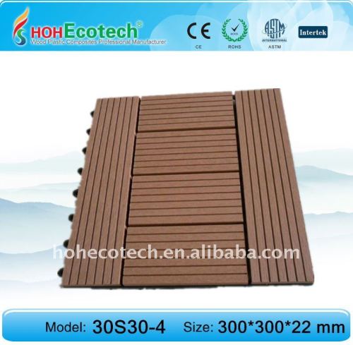 Decking/ telha eco - friendly wood plastic composite
