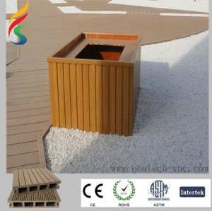 Compuesto plástico de madera/decking del wpc piso