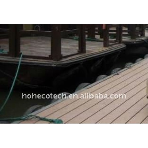 Hölzerner zusammengesetzter Bodenbelag ~laminate Bodenbelag WPC Decking-/flooring-Holz-/Bambusaufbau PLASTIKBODENBELAG