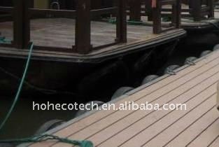 Hölzerner zusammengesetzter Bodenbelag ~laminate Bodenbelag WPC Decking-/flooring-Holz-/Bambusaufbau PLASTIKBODENBELAG
