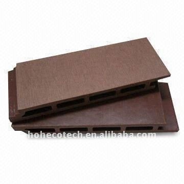 Legno decking bordo di legno composito di plastica pavimentazione/decking bordo decking esterno
