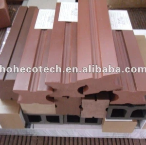 Legno composito di plastica wpc chiglia/per travetto decking fix