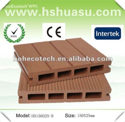 2012 preço competitivo madeira decking composto plástico placa ( ce rohs )