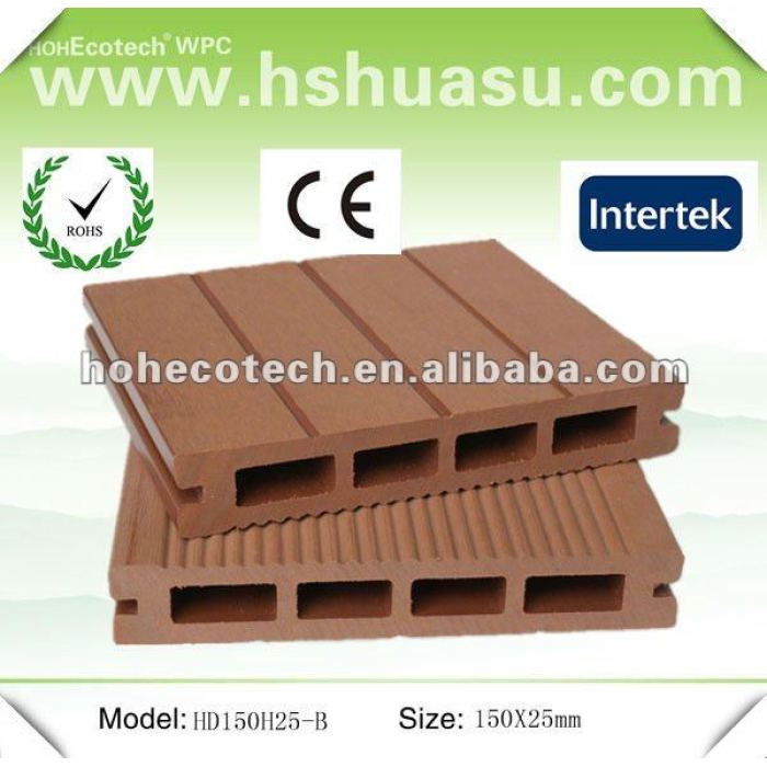 2012 preço competitivo madeira decking composto plástico placa ( ce rohs )