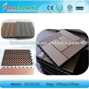 Hoh ecotech wood plastic composite pisos wpc telhas decks/ diy telha// telha do banheiro