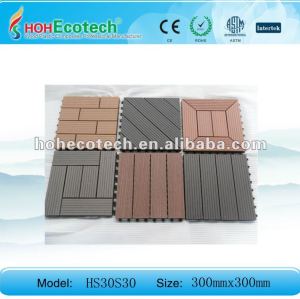 Fliese-/bathroom-Fliese des Huasu WPC zusammengesetzte Bodenbelag Decking tiles/DIY/Saunabrett