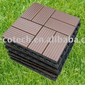 Legno decking composito di plastica/pavimento - facile installazione