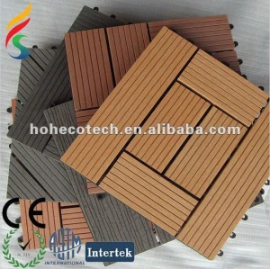 wpc piastrelle del bagno di plastica legno composito piastrelle