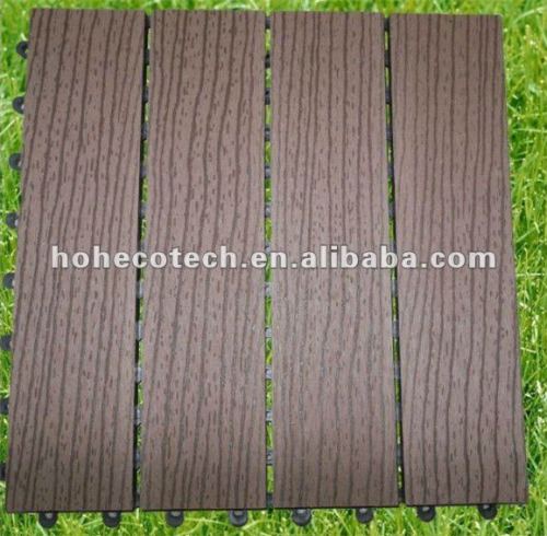 Composto di plastica di legno ecologico delle mattonelle pavimento/di Decking