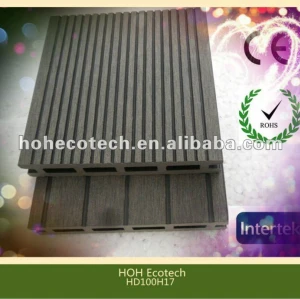 Durevole caldo vendita eco - amichevole wpc decking vuoto ( acqua prova, uv resistenza, resistenza rot e crack )