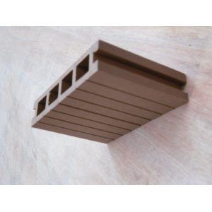 plancher plancher-sûr d'emballage de decking en plastique en bois